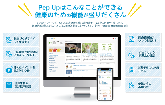PepUpでできることイメージ
